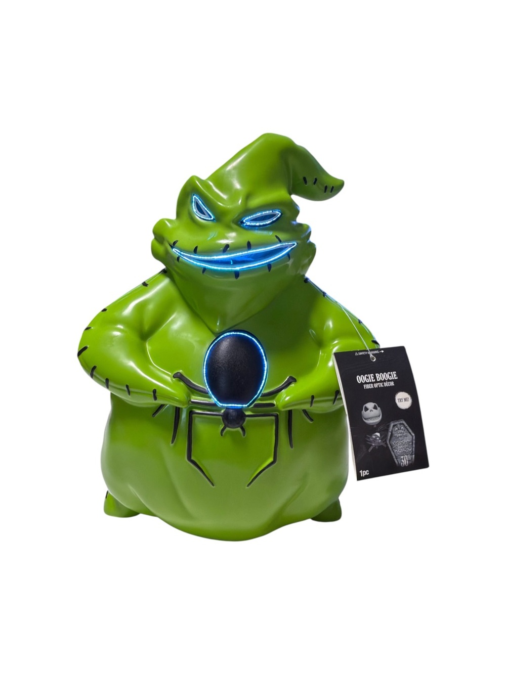 Disney Oogie Boogie Fiber Optic Decor | Nightmare Before Christmas | NWT